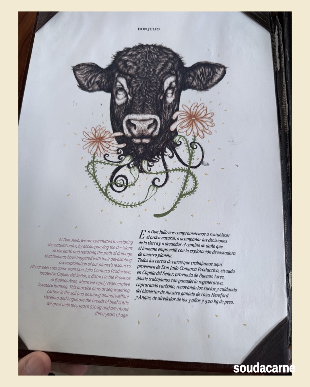 Tem restaurante que esconde a origem da carne. Don Julio, em Buenos Aires, faz o oposto: i